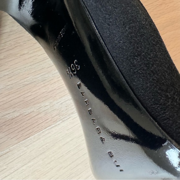 Barbara Bui Suede & Patent Leather Heels - Picture 10 of 12